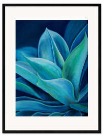 Framed art print agave