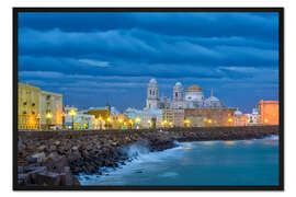 Gerahmter Kunstdruck Cadiz Abendstimmung
