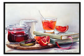 Gerahmter Kunstdruck Sonntagsfrühstück