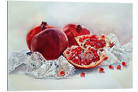 Gallery print winter pomegranates