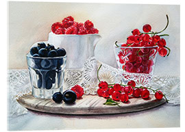 Acrylglasbild Sommerbeeren