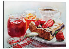 Magnettafel Heidelbeerkuchen