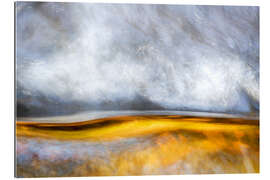 Gallery print Abstract Silver and Gold