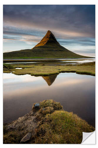 Autocolante decorativo Peaceful Sunset Kirkjufell