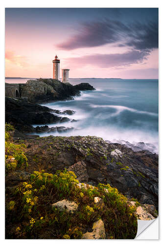 Selvklebende plakat Sunrise A La Carte - Le Petit Minou (France / Brittany)