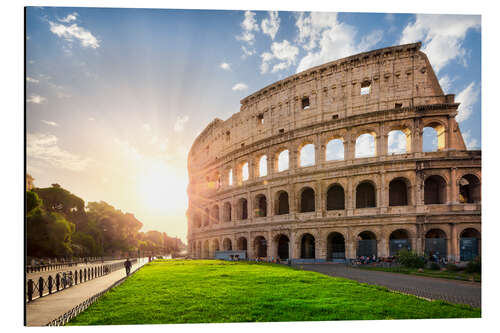 Print på aluminium The Colosseum in Rome, Italy IV