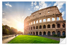 Selvklebende plakat The Colosseum in Rome, Italy IV