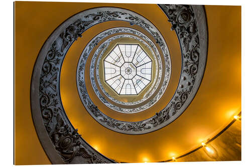 Gallery print Spiral staircase in the Vatican Museum, Italy