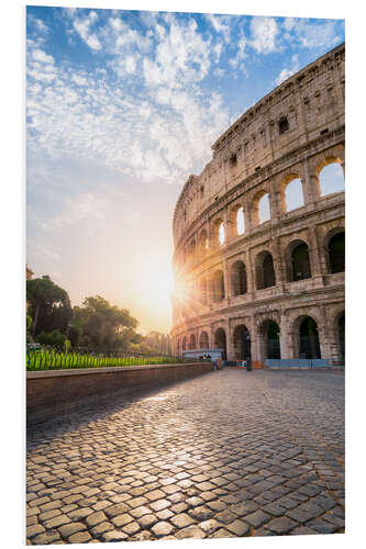 Bilde på skumplate The Colosseum in Rome at sunrise