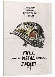 Tableau en aluminium Full Metal Jacket (anglais)