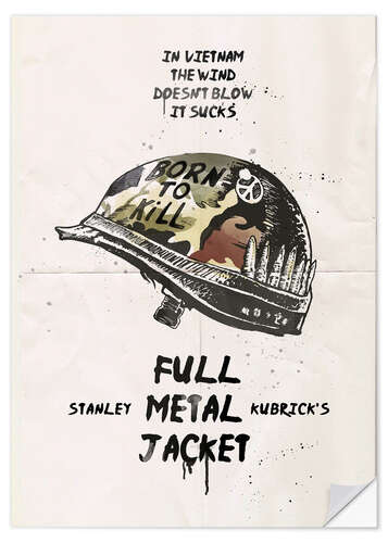 Sticker mural Full Metal Jacket (anglais)