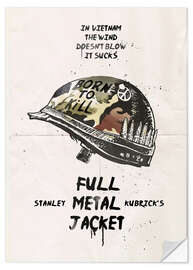 Sticker mural Full Metal Jacket (anglais)