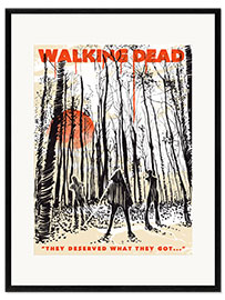 Framed art print The Walking Dead