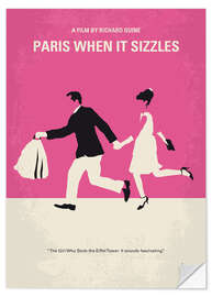 Självhäftande poster Paris When It Sizzles