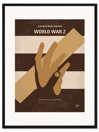 Gerahmter Kunstdruck World War Z