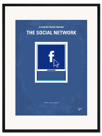 Gerahmter Kunstdruck The Social Network