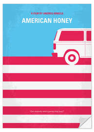 Selvklebende plakat American Honey