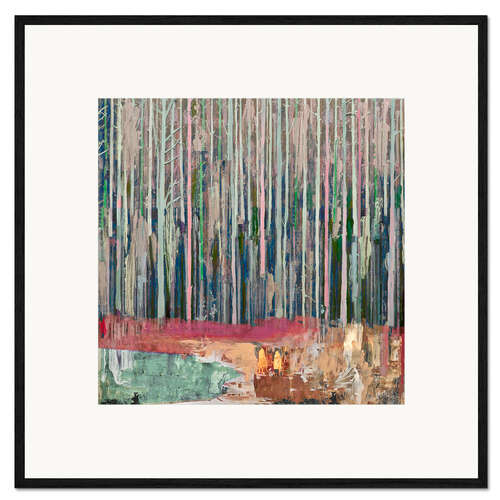 Kunsttryk i ramme Forest's Edge