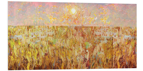 Foam board print Cornfield Collage