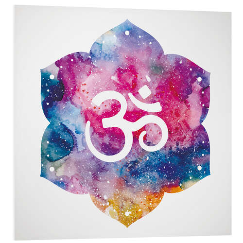 Quadro em PVC Namaste aguarela