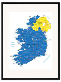 Gerahmter Kunstdruck Irland