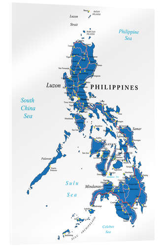 Acrylglasbild Philippinen