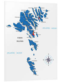 Foam board print Faroe Islands