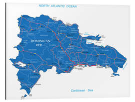Magnettafel Dominikanische Republik