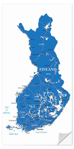 Muursticker Finland