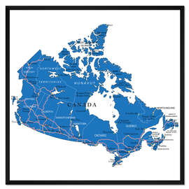 Gerahmter Kunstdruck Kanada