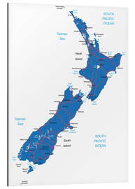 Magnettafel Neuseeland