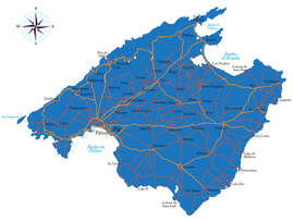 Magnettafel Mallorca