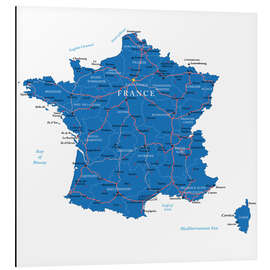 Magnettafel Frankreich