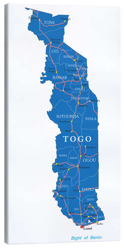 Canvas print Togo