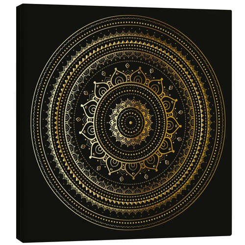 Canvas print Mandala golden magnificence