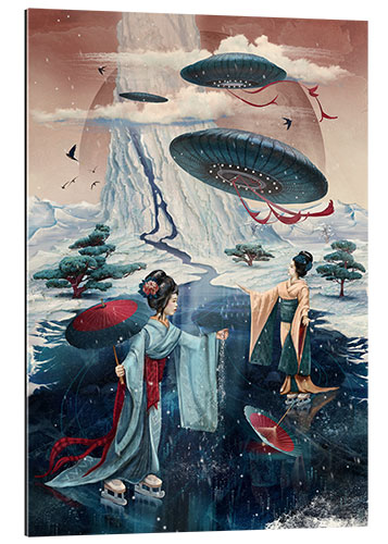 Gallery print winter ufo slip