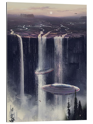 Galleritryk UFO waterfall sl