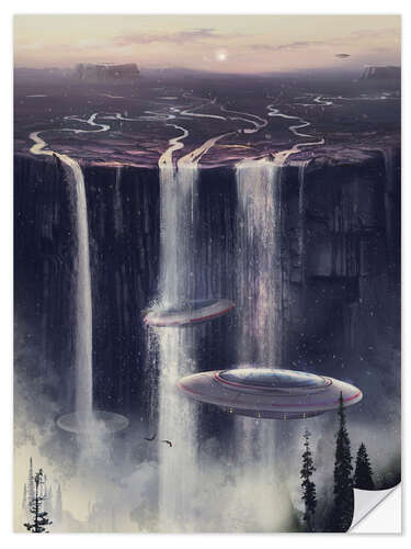 Sisustustarra UFO waterfall sl