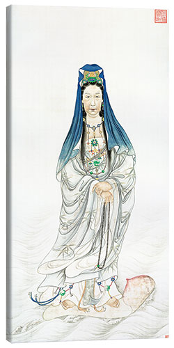 Canvas print Empress Dowager Cixi as Guanyin 