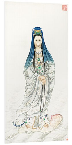 PVC-tavla Empress Dowager Cixi as Guanyin 