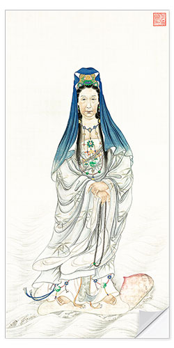 Vinilo para la pared Empress Dowager Cixi as Guanyin 