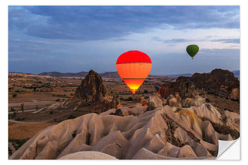 Selvklebende plakat Cappadocia Turkey