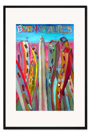 Gerahmter Kunstdruck Buenos Aires