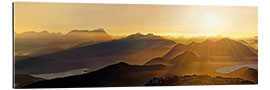 Galleriataulu Jachenau with Zugspitze Walchen and Kochelsee