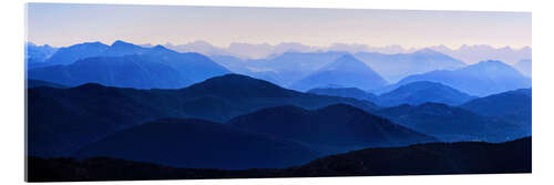 Tableau en verre acrylique Karwendel view