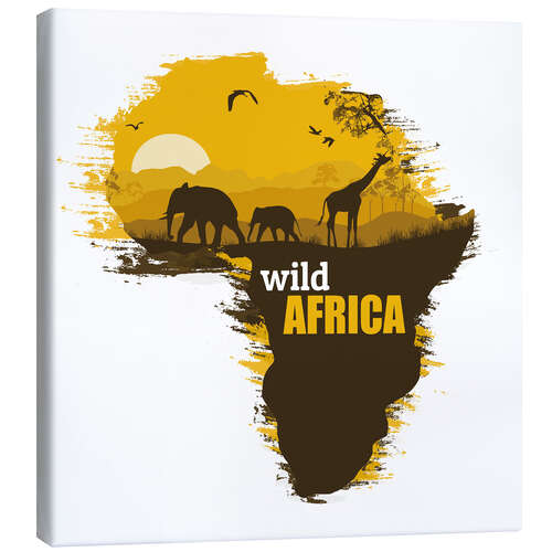 Lienzo Wild Africa