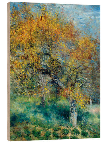 Hout print The Pear Tree