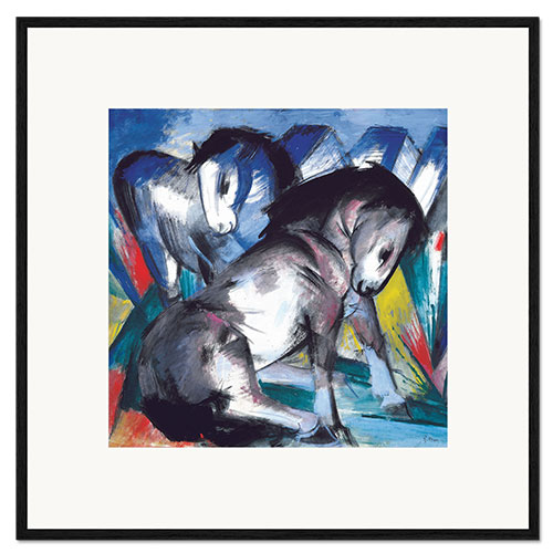 Framed art print Two Horses