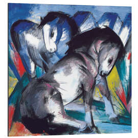 Magnettafel zwei Pferde