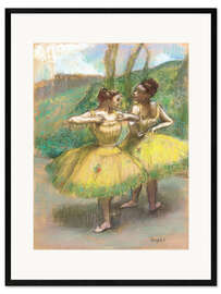 Kehystetty taidepainatus Dancers with Yellow Dresses